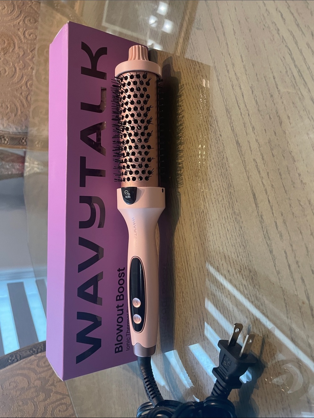 WAVYT Blowout Boost Hot Air Brush - Blush Pink